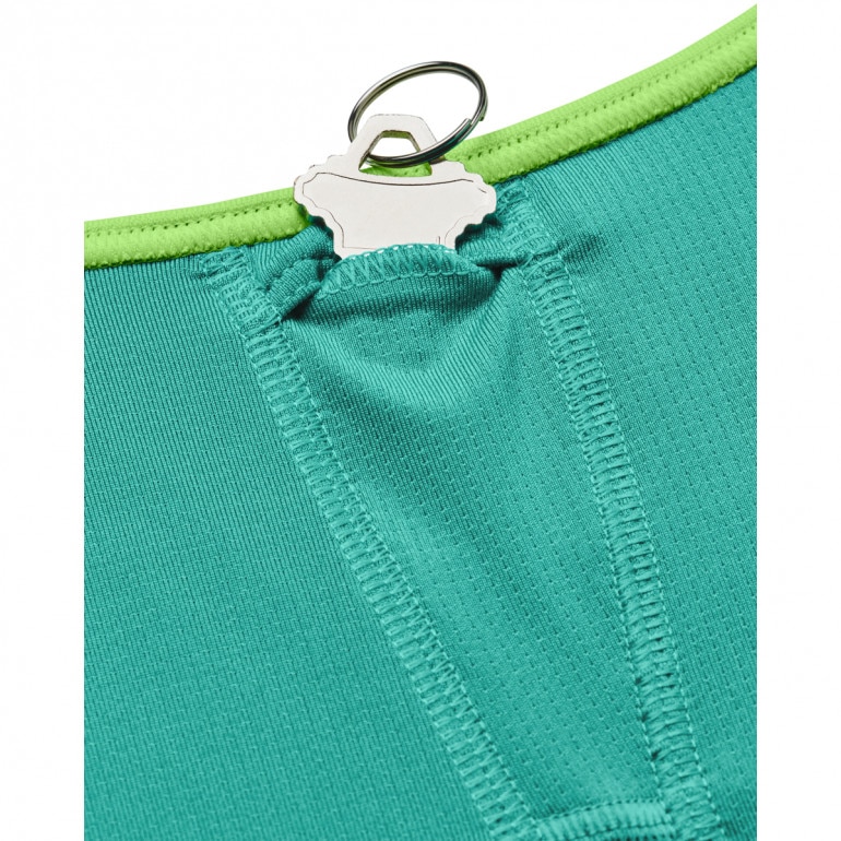 Biustonosz treningowy UNDER ARMOUR UA Crossback Mid Bra Pkt - zielony