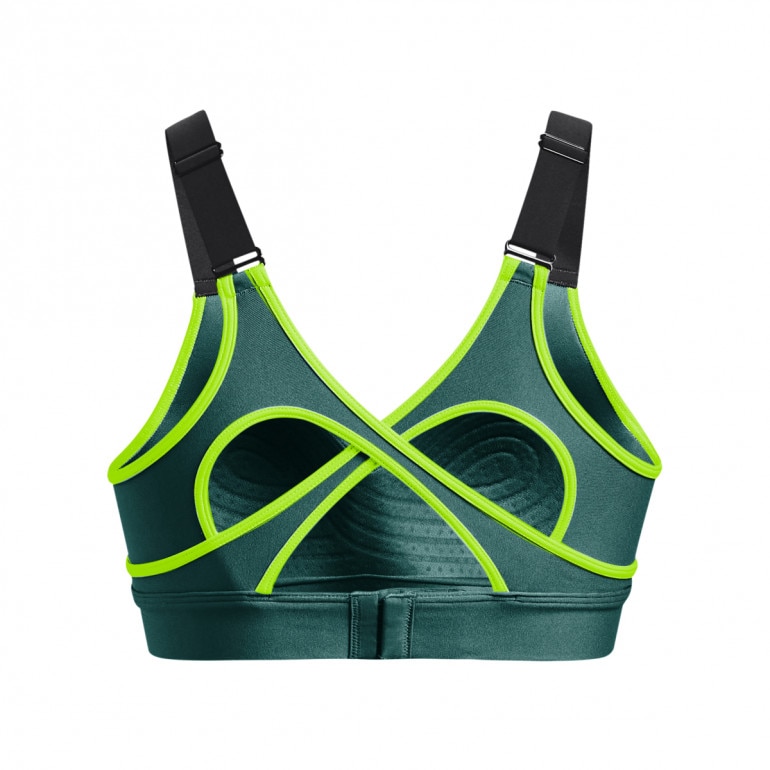 Biustonosz treningowy Under Armour UA Infinity Crossover High -  zielony 