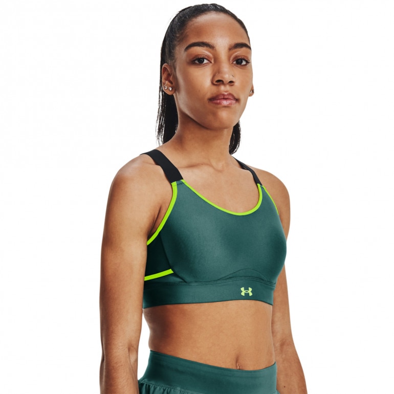 Biustonosz treningowy Under Armour UA Infinity Crossover High -  zielony 
