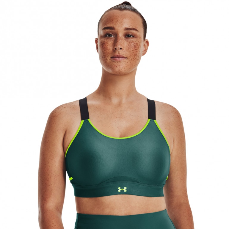 Biustonosz treningowy Under Armour UA Infinity Crossover High -  zielony 