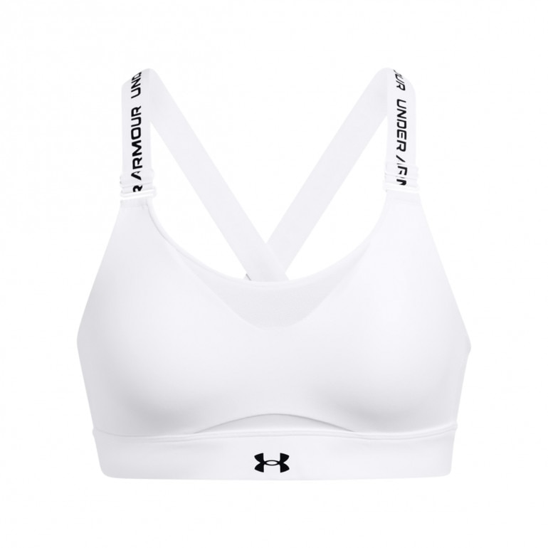 Biustonosz treningowy Under Armour UA Infinity High 2.0 Bra - biały