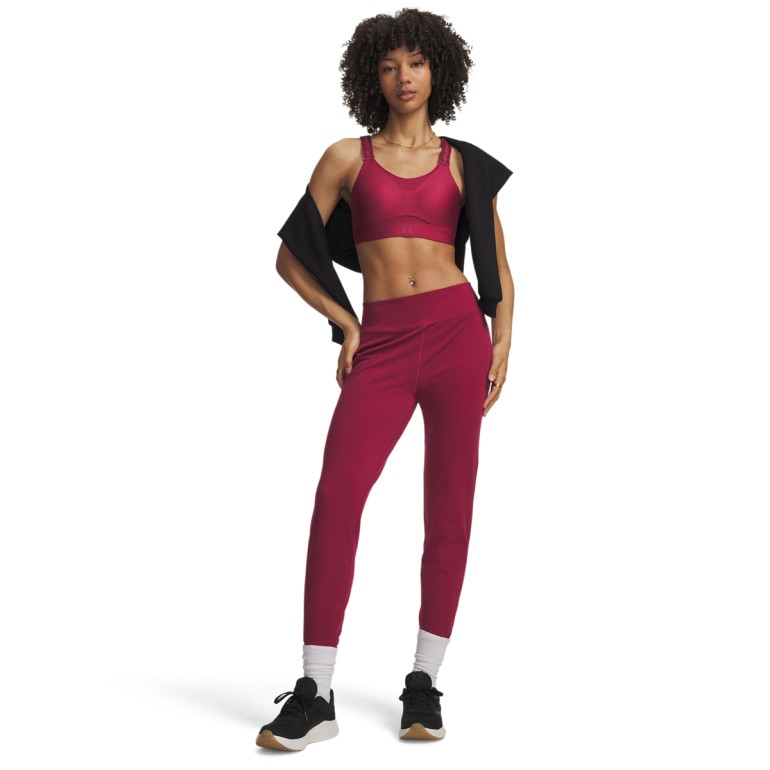 Biustonosz treningowy Under Armour UA Infinity High 2.0 Bra - burgundowy