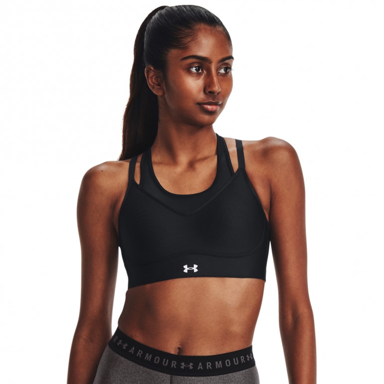 Biustonosz treningowy Under Armour UA Infinity Mesh Low - czarny