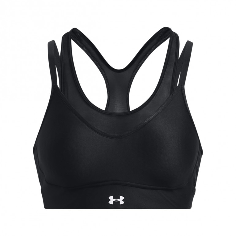 Biustonosz treningowy Under Armour UA Infinity Mesh Low - czarny