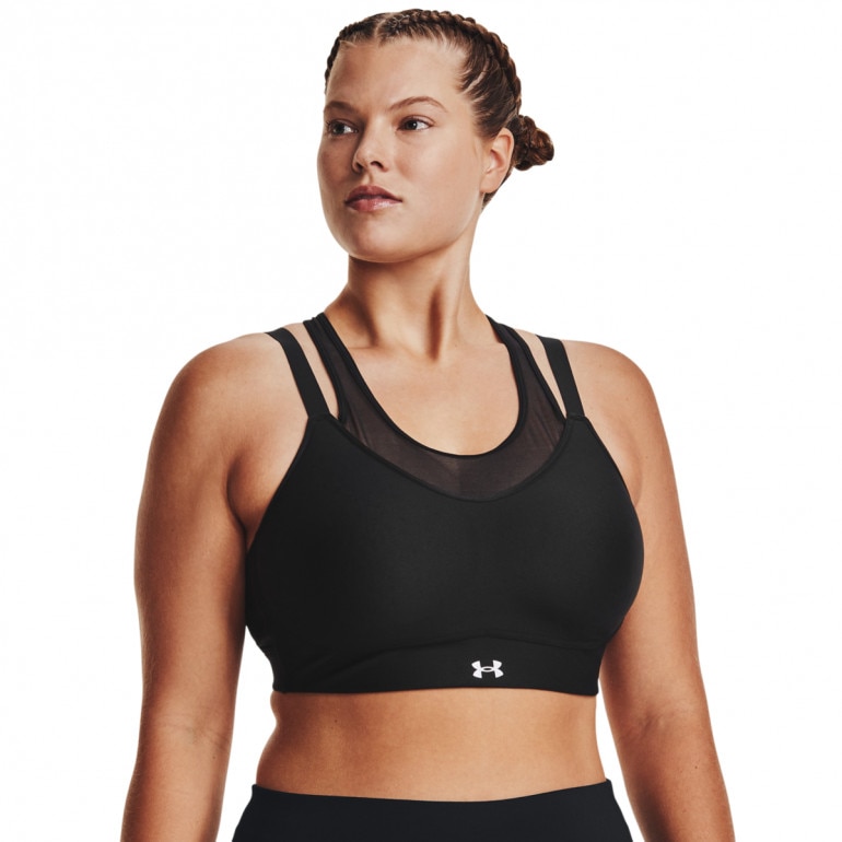 Biustonosz treningowy Under Armour UA Infinity Mesh Low - czarny