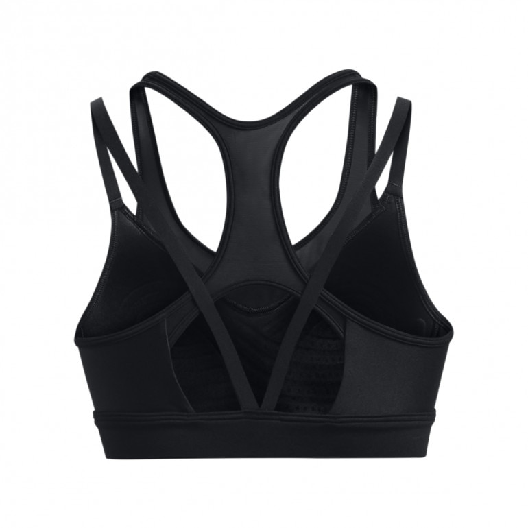 Biustonosz treningowy Under Armour UA Infinity Mesh Low - czarny