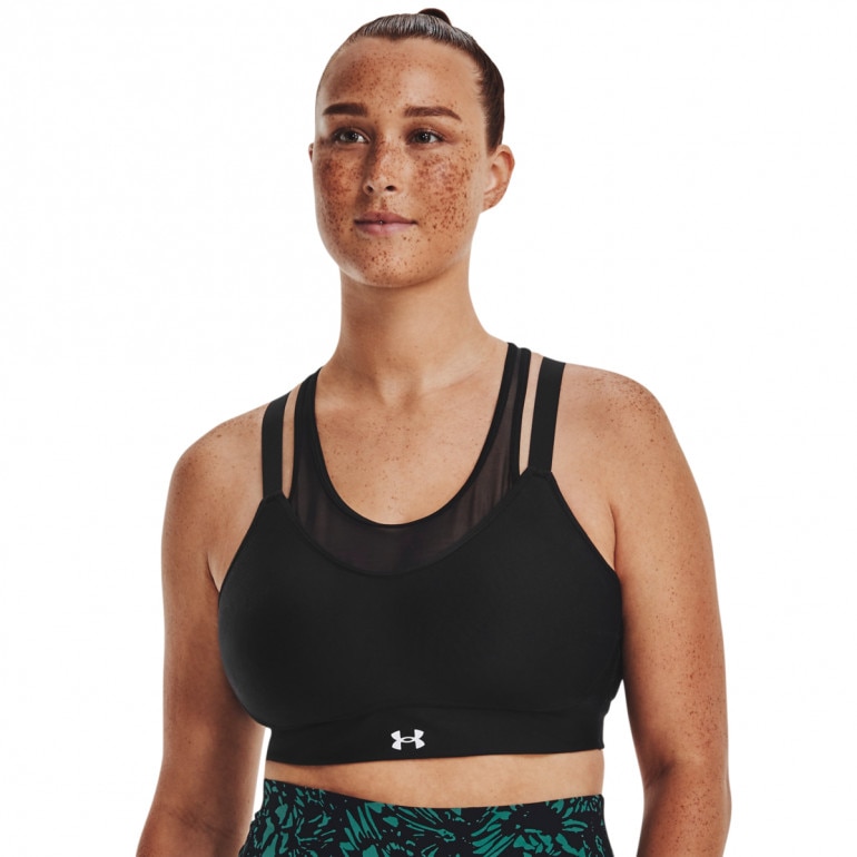 Biustonosz treningowy Under Armour UA Infinity Mesh Low - czarny