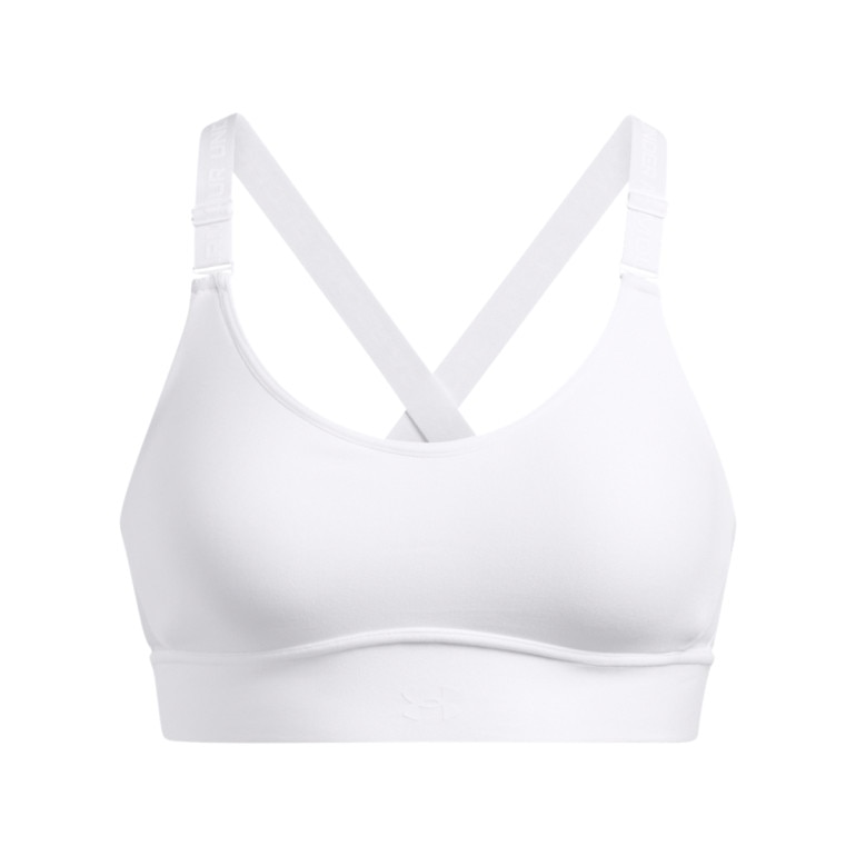 Biustonosz treningowy Under Armour UA Infinity Mid 2.0 Bra - biały