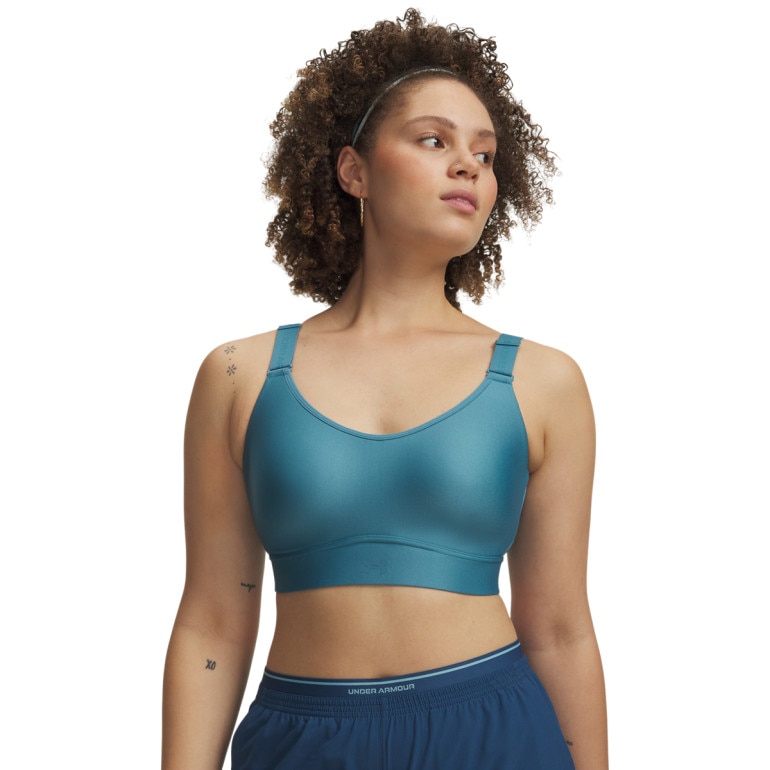 Biustonosz treningowy Under Armour UA Infinity Mid 2.0 Bra - niebieski