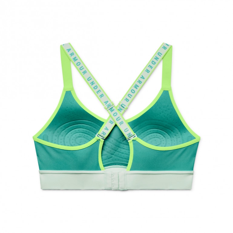 Biustonosz treningowy UNDER ARMOUR UA Infinity Mid Bra Blocked - miętowy