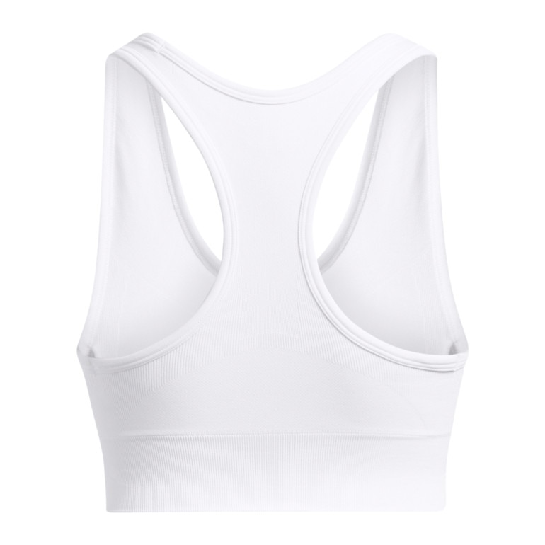 Biustonosz treningowy Under Armour Vanish Seamless Mid Bra - biały