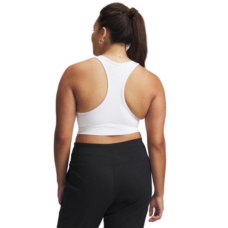 Biustonosz treningowy Under Armour Vanish Seamless Mid Bra - biały