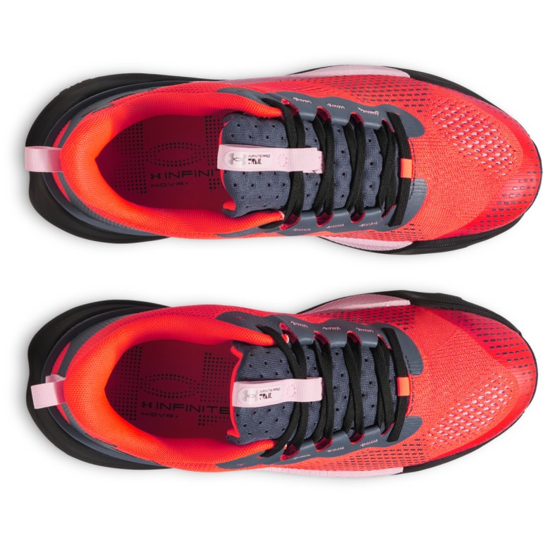 Buty do biegania uniseks Under Armour UA U Infinite Pro Trail - czerwone