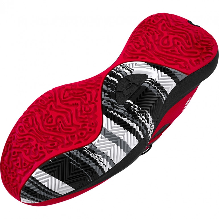 Buty do koszykówki uniseks UNDER ARMOUR UA Lockdown 6 - czerwone