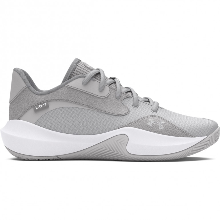 Buty do koszykówki uniseks Under Armour UA Lockdown 7 Low - szare