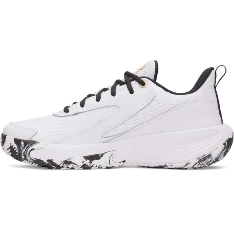 Buty do koszykówki uniseks Under Armour UA Lockdown 8 - białe