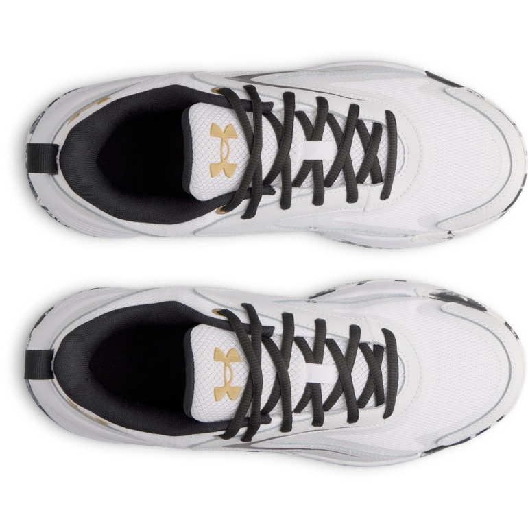 Buty do koszykówki uniseks Under Armour UA Lockdown 8 - białe