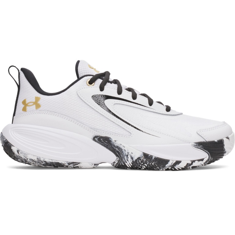 Buty do koszykówki uniseks Under Armour UA Lockdown 8 - białe