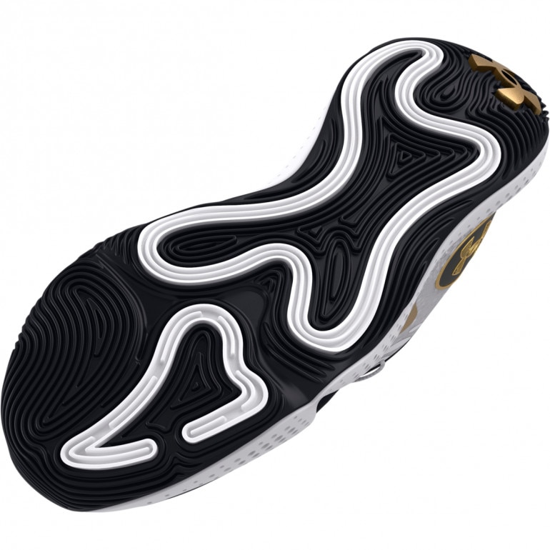 Buty do koszykówki uniseks Under Armour UA Spawn 5 - białe