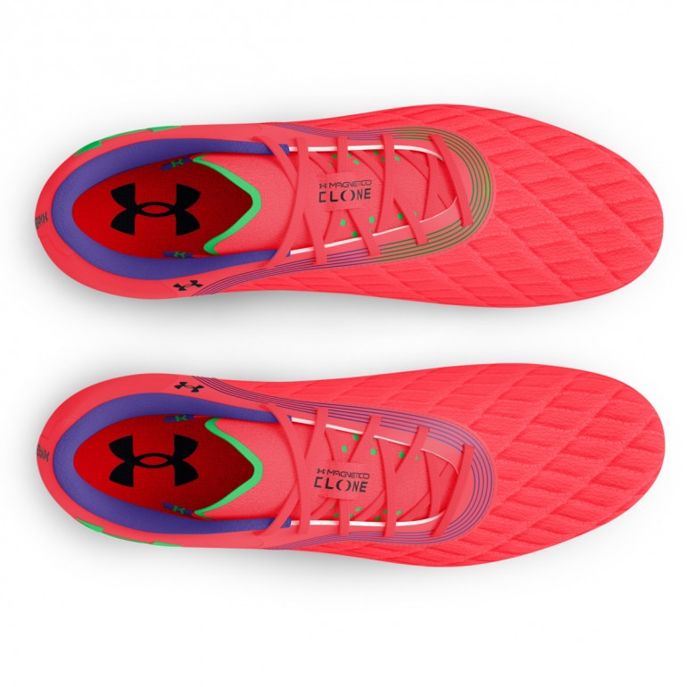 Buty piłkarskie korki lanki Under Armour UA Clone Magnetico Pro 3.0 FG - koral