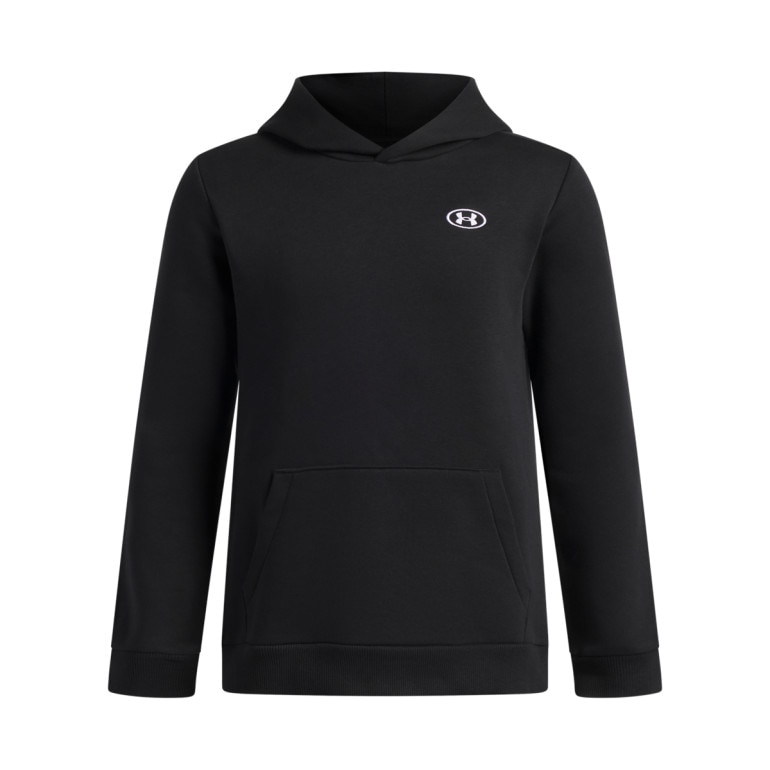 Chłopięca bluza dresowa nierozpinana z kapturem Under Armour UA B Rival Fleece Hoodie - czarna