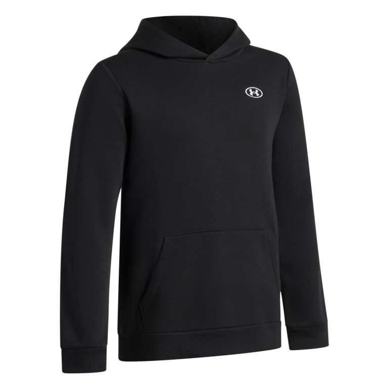 Chłopięca bluza dresowa nierozpinana z kapturem Under Armour UA B Rival Fleece Hoodie - czarna