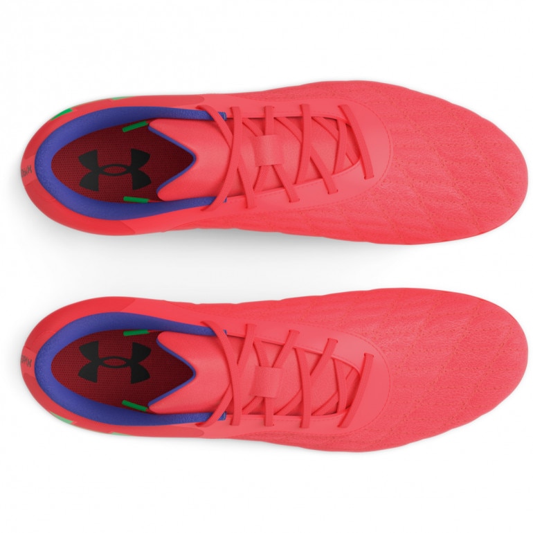 Chłopięce buty piłkarskie korki lanki Under Armour UA Magnetico SelectJR 3.0 FG - koralowe