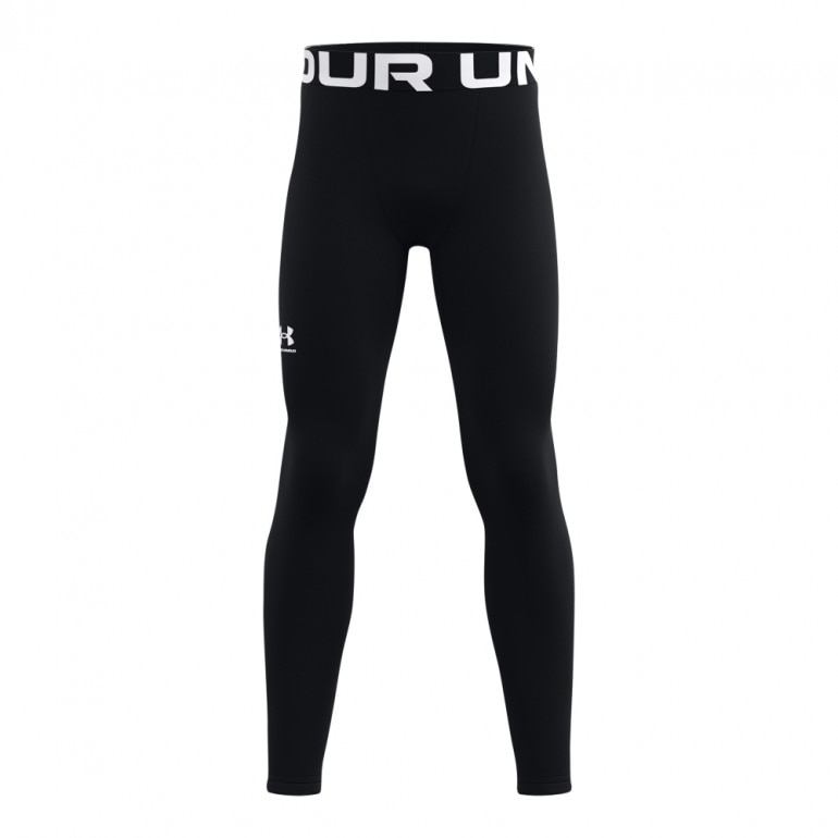 Chłopięce legginsy treningowe Under Armour Boys' ColdGear® Leggings - czarne