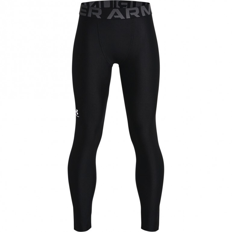 Chłopięce legginsy treningowe UNDER ARMOUR UA HG Armour Leggings - czarne