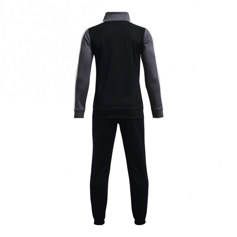 Chłopięcy dres komplet treningowy UNDER ARMOUR UA CB Knit Track Suit - czarny