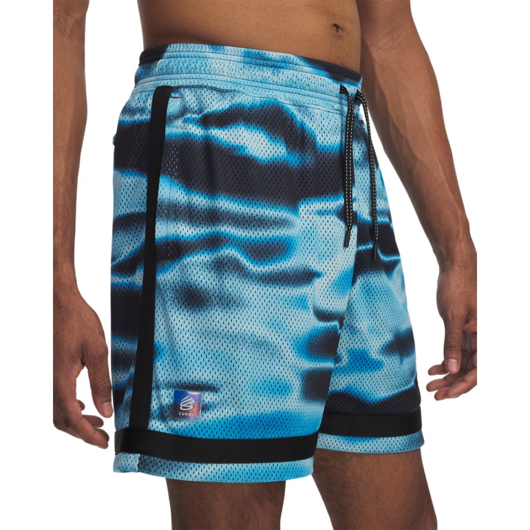 Męskie spodenki do koszykówki Under Armour Curry Statement Short II - niebieskie