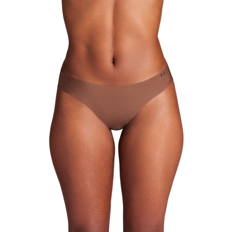 Damska bielizna treningowa (3-pack) Under Armour UA Pure Stretch NS Thong - brązowa