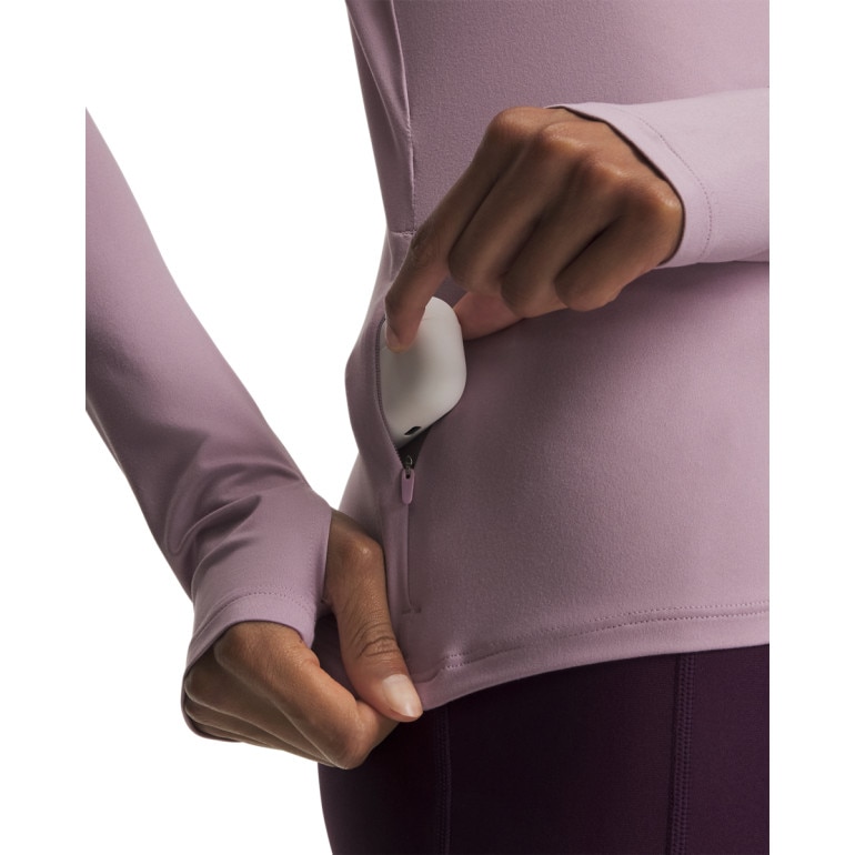 Damska bluza do biegania Under Armour UA Velociti Half Zip - różowa