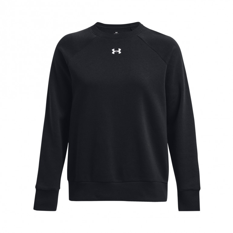 Damska bluza dresowa nierozpinana bez kaptura Under Armour Rival Fleece Crew - czarna