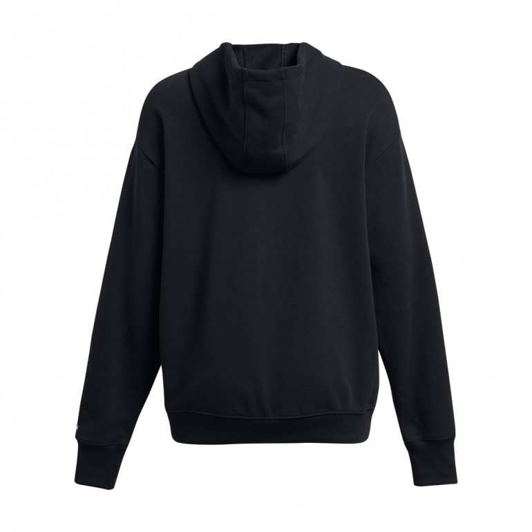 Damska bluza treningowa rozpinana z kapturem Under Armour Project Rock HW Terry FZ OS Q1 - czarna