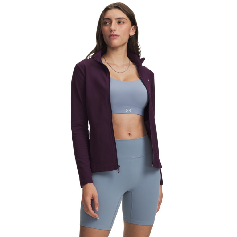 Damska bluza treningowa Under Armour Motion FZ - fioletowa