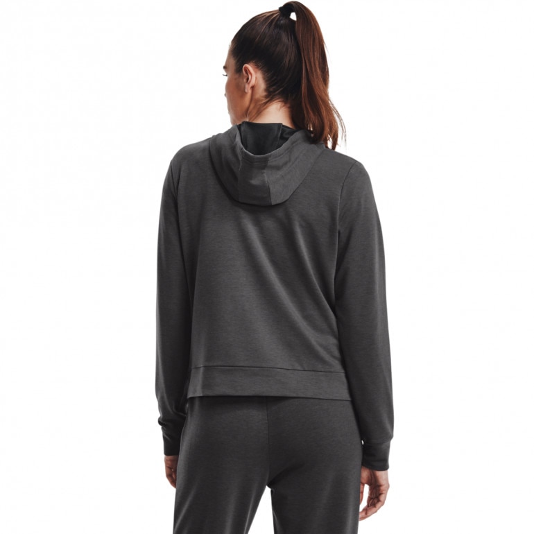 Damska bluza treningowa UNDER ARMOUR Rival Terry FZ Hoodie - szara