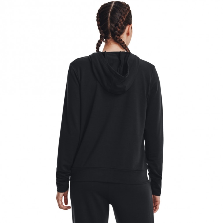 Damska bluza treningowa UNDER ARMOUR Rival Terry FZ Hoodie - czarna