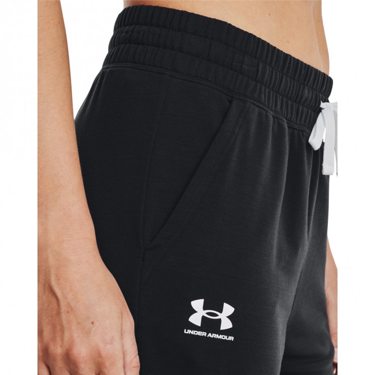 Damska bluza treningowa UNDER ARMOUR Rival Terry FZ Hoodie - czarna