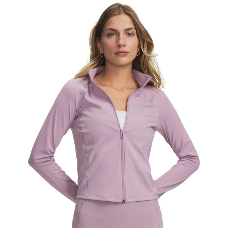Damska bluza treningowa Under Armour Vanish Elite Full Zip - różowa