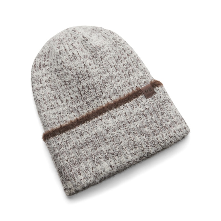 Damska czapka beanie Under Armour W Halftime Cozy Beanie - beżowa