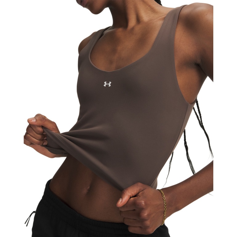 Damska koszulka treningowa bez rękawów Under Armour Motion Tank - brązowa