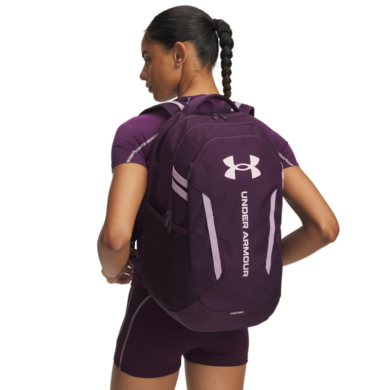 Damska koszulka treningowa Under Armour HeatGear Elite SS - fioletowa