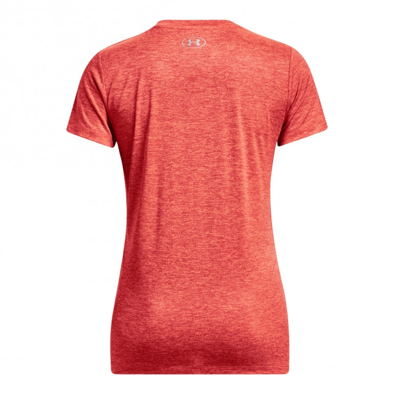 Damska koszulka treningowa UNDER ARMOUR Tech SSC - Twist - pomarańczowa