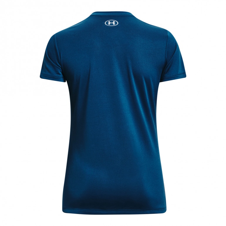 Damska koszulka treningowa Under Armour Tech SSV - Solid - granatowa
