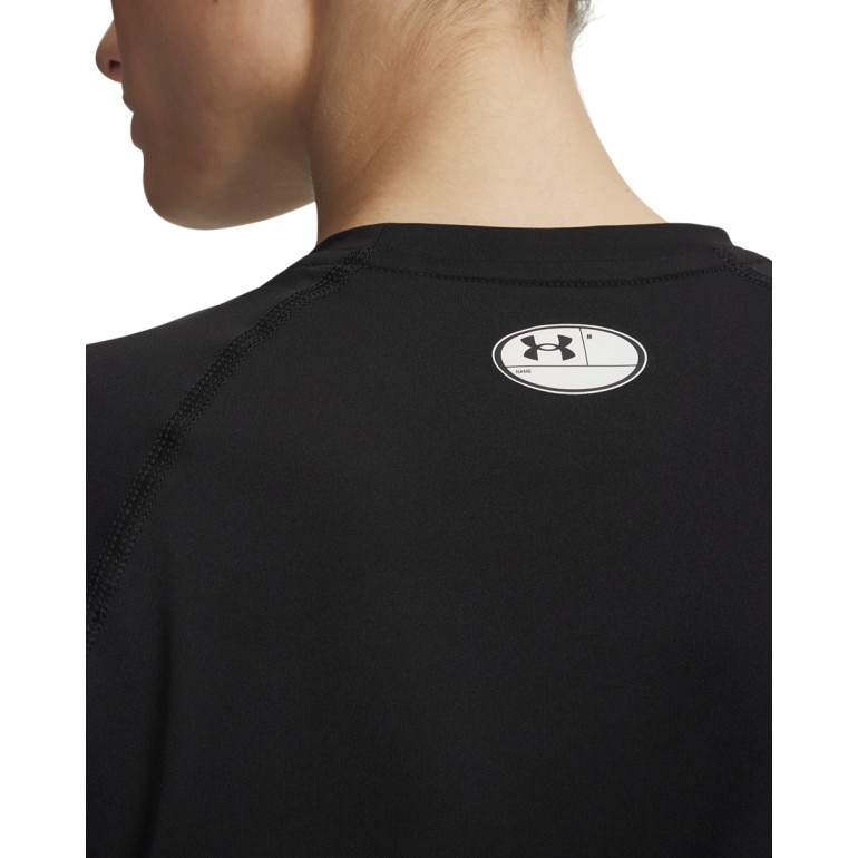 Damska koszulka treningowa Under Armour UA HG Authentics Comp SS - czarna