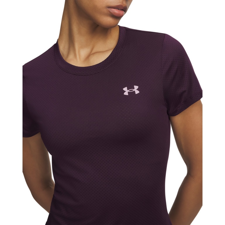 Damska koszulka treningowa Under Armour UA Tech Mesh - fioletowa