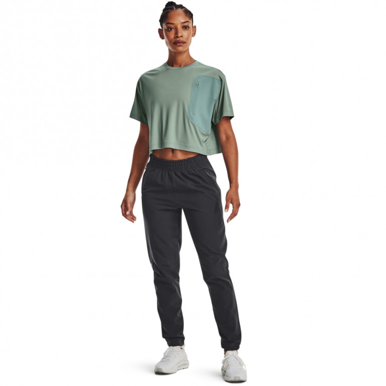 Damska koszulka treningowa Under Armour UA Terrain Short Sleeve - zielona