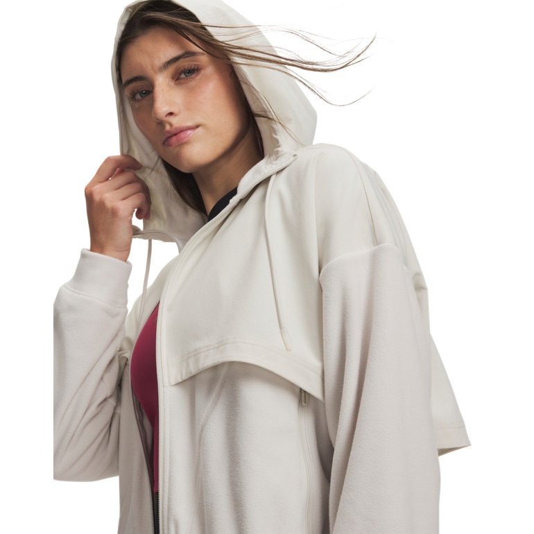 Damska kurtka polarowa Under Armour UA Performance Fleece - kremowa