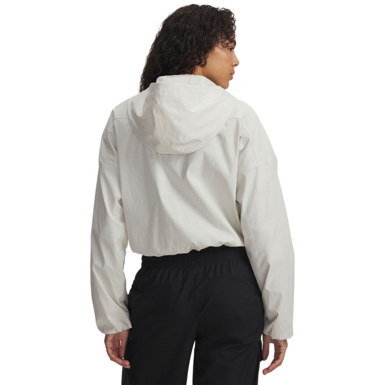 Damska kurtka treningowa Under Armour Unstoppable Woven Ripstop - biała